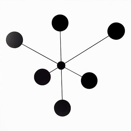 Светильник потолочный ST-Luce Черный/Черный LED 6*5W 3000K SL6006.402.06 - фото