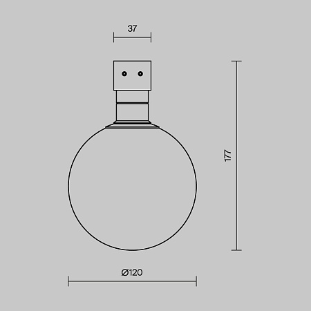 Уличный трековый светильник Outdoor O-TR01-1-S-9WB3K - фото
