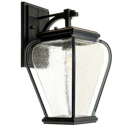 Светильник садово-парковый Feron PL741 на стену вниз  60W E27 230V, черный - фото