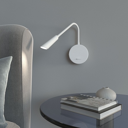 Настенный светодиодный светильник 40120/LED белый Elektrostandard - фото