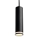 Светильник потолочный Feron ML1708 Barrel LUNA на подвесе  MR16 35W 230V, черный 55*200 - фото