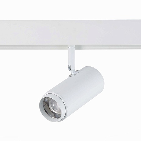 Магнитный трековый светильник ZOOM Белый LED 1*6W 4000K 667Lm Ra>80 10-60° IP20 L137xW5 ST357.546.06 - фото