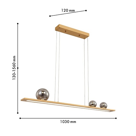 Подвесная люстра Favourite 4549-3P - фото