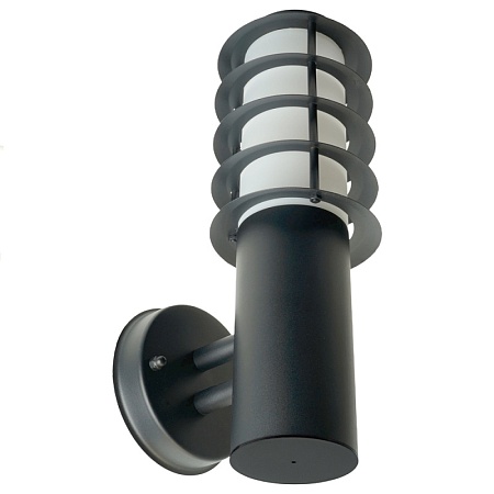 Светильник садово-парковый Feron DH046-B, Техно на стену, 18W E27 230V, черный - фото