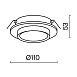 Встраиваемый светильник Technical Hoop DL086-GX53-RD-BG - фото