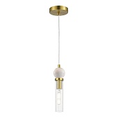Светильник подвесной ST-Luce латунь/прозрачный E14 1*40W SL1244.303.01