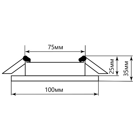 Светодиодный светильник Feron AL2111 встраиваемый 6W 4000K белый - фото