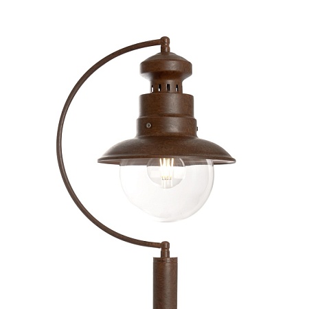 Светильник садово-парковый Feron PL576 столб 60W 230V E27, коричневый - фото