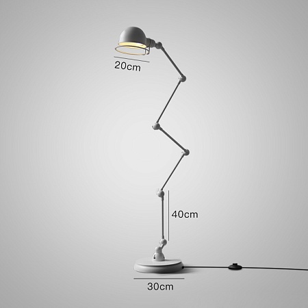 Торшер Vikning Белый Imperiumloft 141133-26 - фото