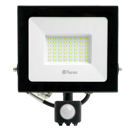Светодиодный прожектор Feron с датчиком LL-908 IP44 50W 6400K - фото
