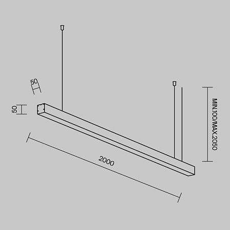 Линейный светильник Technical LL312029 - фото