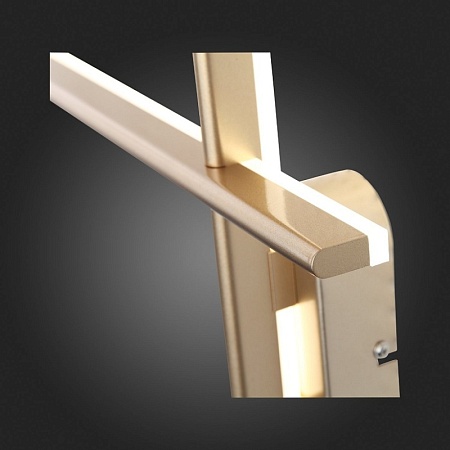 Светильник настенный ST-Luce Матовое золото/Белый LED 2*10W 4000K SL394.201.02 - фото