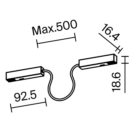 Комплектующие для трековой системы Technical TRA034CPC-42B-50 - фото