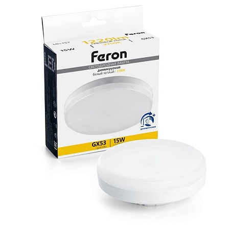 Лампа светодиодная диммируемая Feron LB-931 Шар E27 12W 230V 2700K - фото