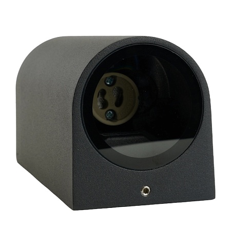 Светильник садово-парковый Feron DH015, на стену, 2*GU10 230V, черный - фото