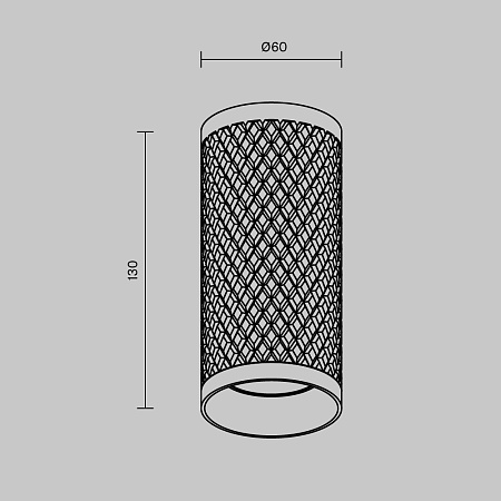 Потолочный светильник Technical Focus Design C036CL-01G - фото