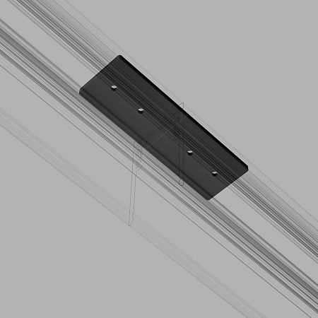 Slim Magnetic Соединительная планка широкая для шинопровода черный 85088/00 85088/00 Elektrostandard - фото