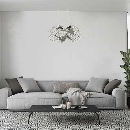 Подвесной светильник Eurosvet 90369/5 черный жемчуг - фото