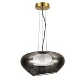 Светильник подвесной ST-Luce Латунь/Дымчатый, Белый LED 1*20W 3000K SL6019.313.01