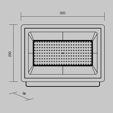 Прожектор Outdoor Flood FL001-L150B6K - фото