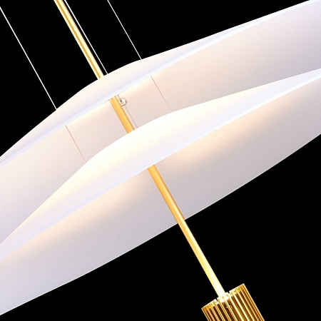 Люстра подвесная ST-Luce Золотистый/Белый LED 1*10W 3000K SL6101.203.01 - фото