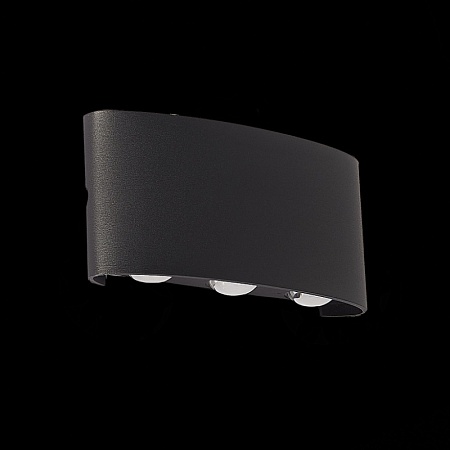 Светильник уличный настенный ST-Luce Черный кварцевый LED 6*1W 4000K SL089.401.06 - фото