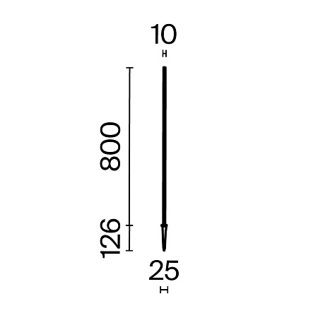 Ландшафтный светильник Outdoor Spear O441FL-L1GF3K1 - фото