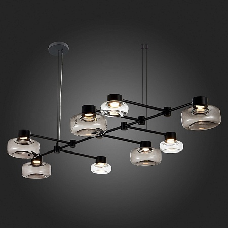 Светильник подвесной ST-Luce Черный/Дымчатый, Прозрачный LED 8*3W 3000K SL6005.403.08 - фото
