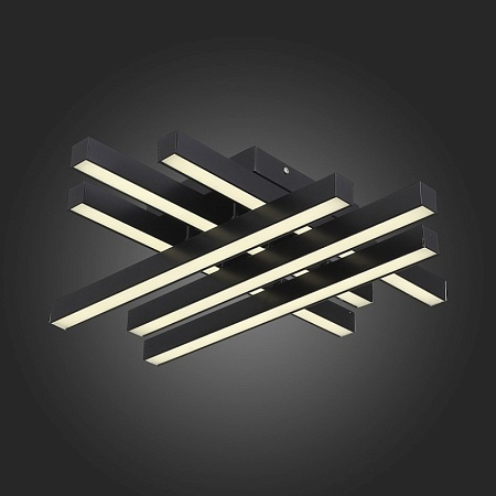 Люстра потолочная ST-Luce Черный/Белый,Черный LED 1*36W 3000K/4000K/6000K SL933.402.06 - фото