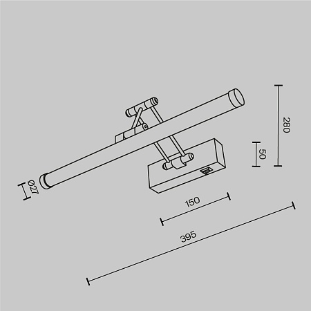 Подсветка Maytoni MIR268WL-L3B3K - фото