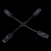 Ввод питания X-образный для магнитного шинопровода ST-Luce Черный ST006.469.00