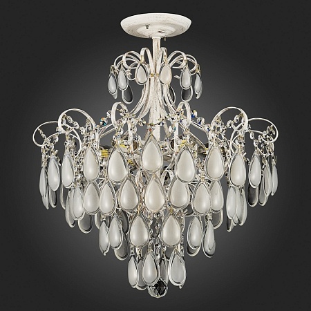 Светильник потолочный Золотистый/Белый матовый E14 6*60W SLE160302-06 - фото