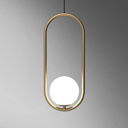 Подвесной Светильник Matthew Mccormick Hoop 50 Black Mila Pendant Imperiumloft 179966-22 - фото