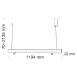 Подвесной светильник Technical Puntero P068PL-L27B4K - фото