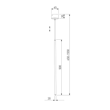 Подвесной светодиодный светильник Flinn 4W 4000К черный 50263 LED Elektrostandard - фото