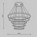 Подвесной светильник Maytoni Rim MOD058PL-L200BK - фото