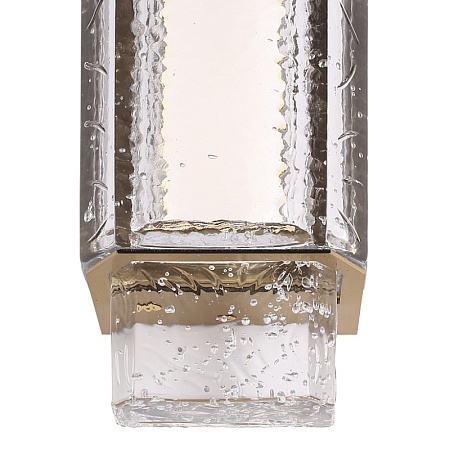 Светильник настенный ST-Luce латунь/прозрачный LED 1*11W 3000K SL6140.301.01 - фото