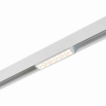 Магнитный трековый светильник белый LED 1*6W 3000K 532Lm Ra>80 36° IP20 L115xW22xH44 48 ST361.536.06 - фото