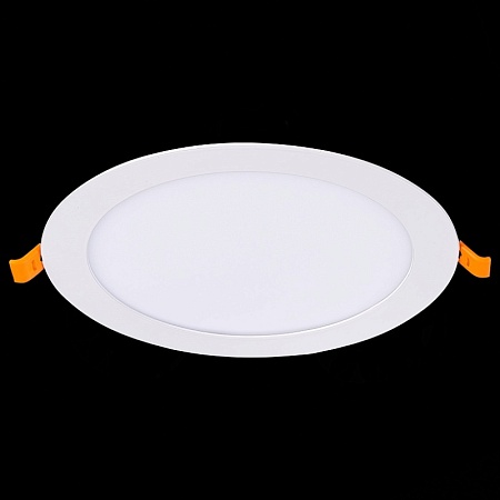 Св-к встр. Белый LED 1*15W 3000K 1 020Lm Ra80 110° IP20 D190xH8 90-265V ST209.538.15 - фото