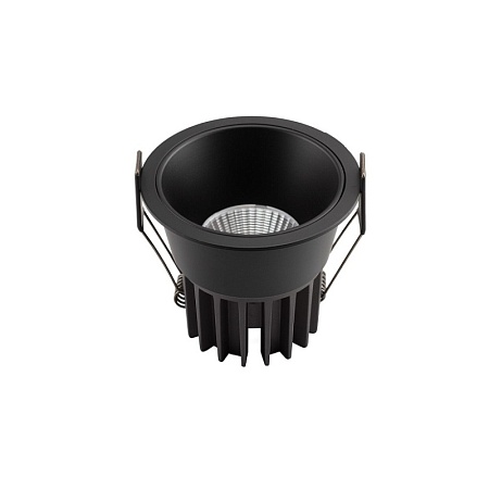 DK4400-BK Встраиваемый светильник, IP 20, 7 Вт, LED 3000, черный, алюминий - фото