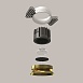 Встраиваемый светильник Technical Round DL058-12W3K-TRS-BS - фото