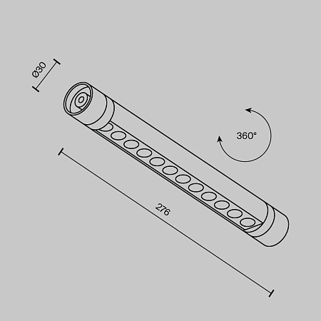 Светильник Technical C149CL-L300-6W3K-B - фото