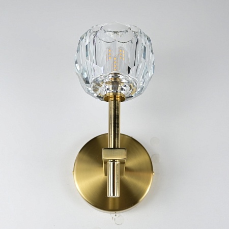 Бра Boule De Cristal Single Sconce Brass Imperiumloft 73511-22 - фото