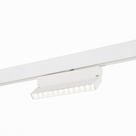 Магнитный трековый светильник белый LED 1*12W 4000K 1 009Lm Ra>80 36° IP20 L219xW22xH13 ST362.546.12 - фото
