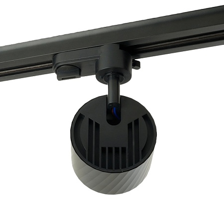 Светильник Feron AL125 трековый однофазный на шинопровод под лампу GX53, черный - фото