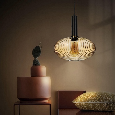 2071-C+BL Подвесной светильник LOFT IT Iris - фото