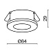 Встраиваемый светильник Technical Stark DL083-01-GU10-RD-S - фото