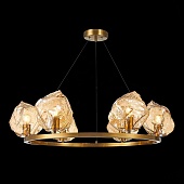 Люстра подвесная ST-Luce Латунь/Янтарный E14 6*40W SL1175.303.06