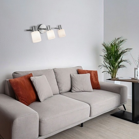 Настенный светильник Eurosvet 20089/3 хром - фото