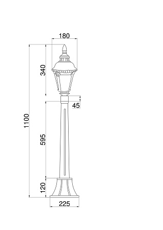 Ландшафтный светильник Outdoor Goiri O028FL-01BZ - фото